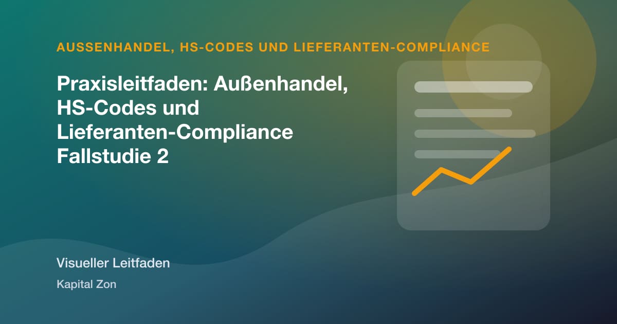 Supplier Compliance Documents First Shipment