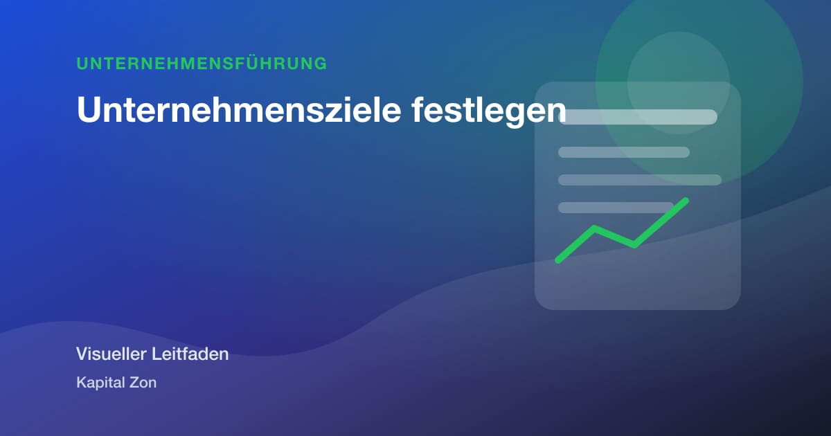 Unternehmensziele festlegen