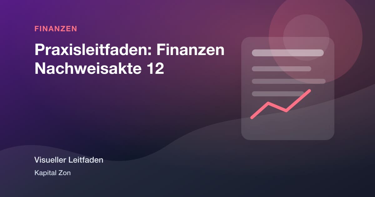 Praxisleitfaden: Finanzen Nachweisakte 12