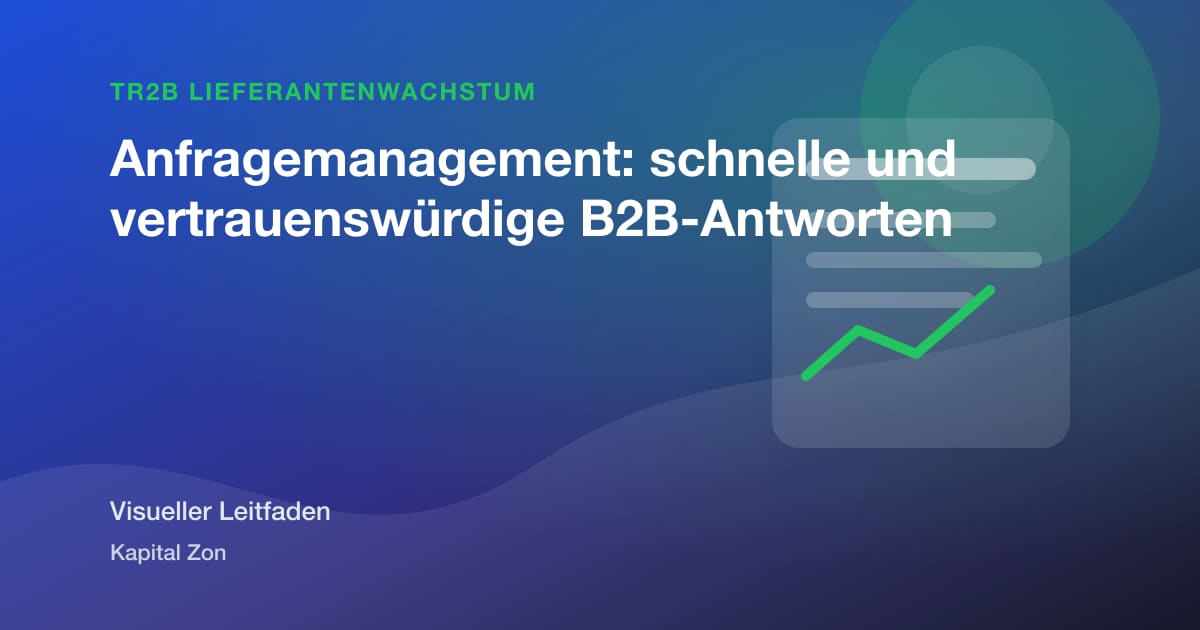 First Order Risk Review for TR2B Lieferantenwachstum