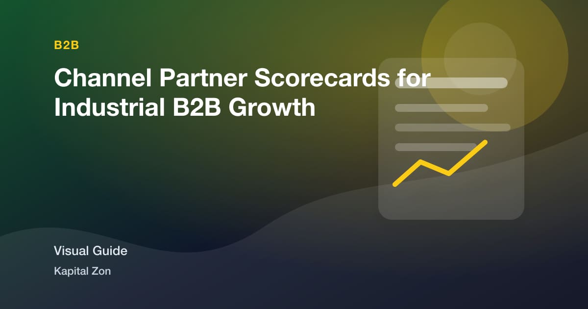 Channel Partner Scorecards for Industrial B2B Growth