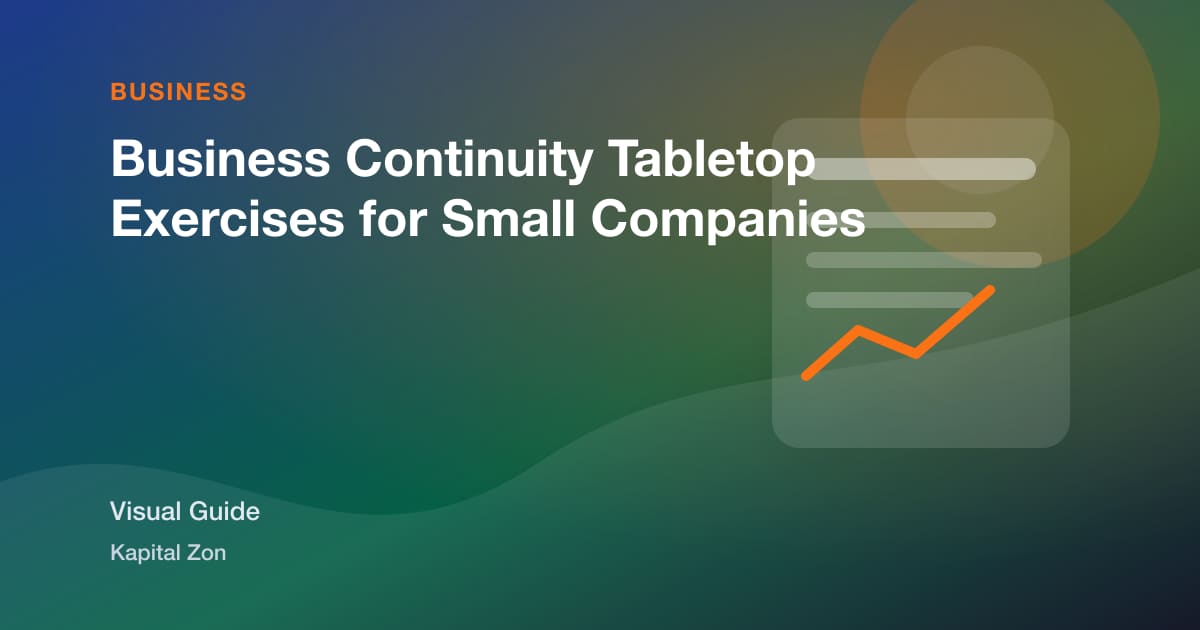 Business Continuity Tabletop Exercises for Small Companies