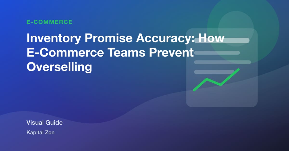 Inventory Promise Accuracy: How E-Commerce Teams Prevent Overselling