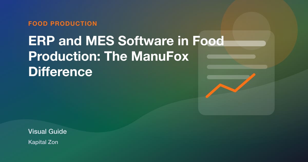 ERP and MES Software in Food Production: The ManuFox Difference