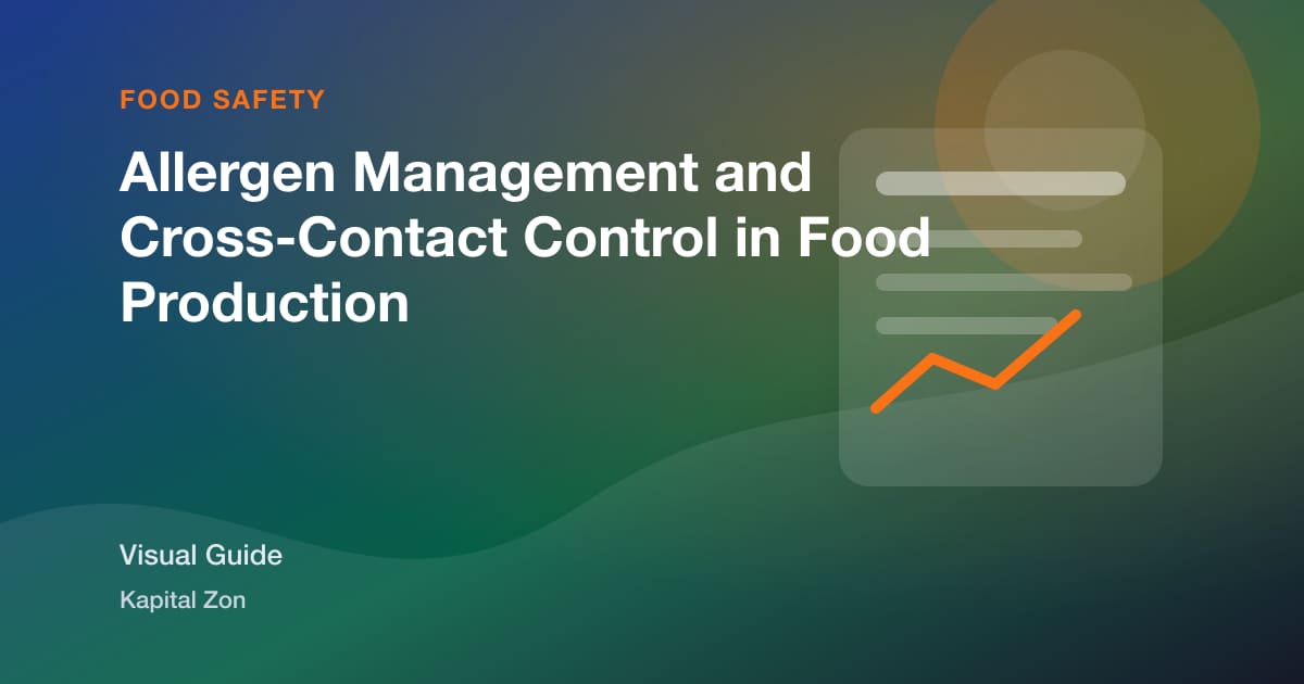Allergen Management and Cross-Contact Control in Food Production
