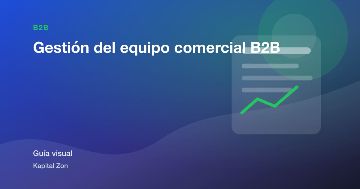 Gestión del equipo comercial B2B