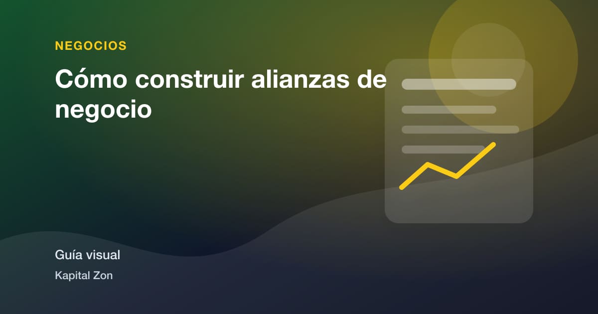 Cómo construir alianzas de negocio