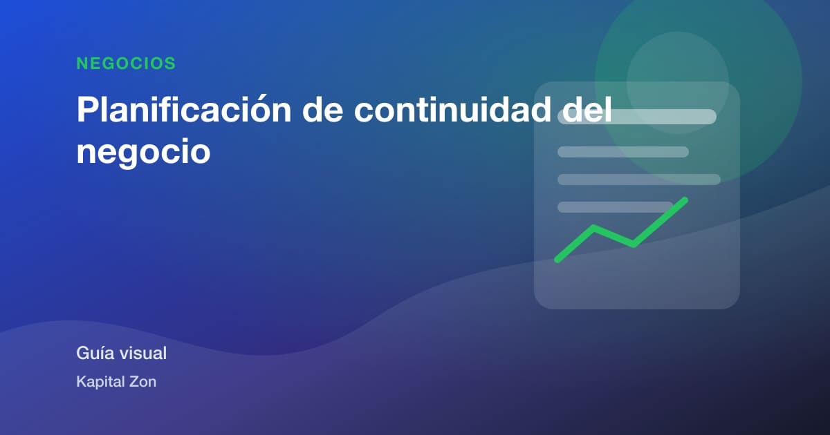 Planificación de continuidad del negocio