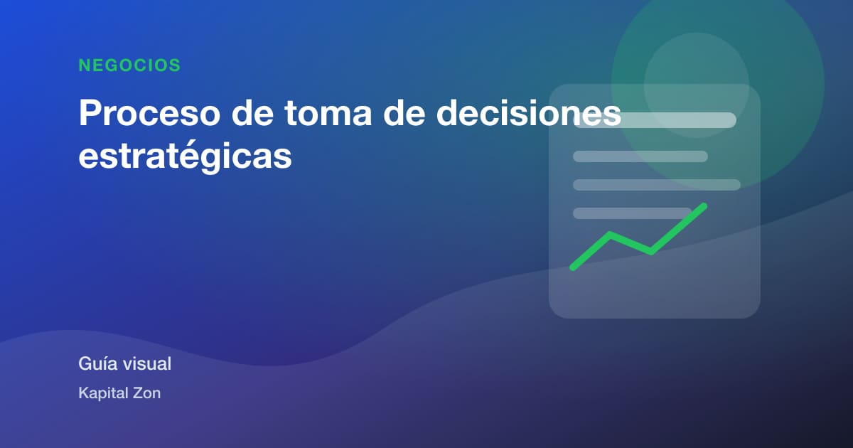 Proceso de toma de decisiones estratégicas