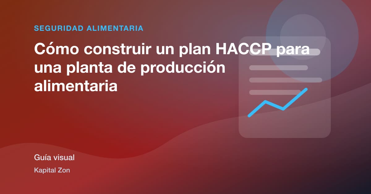 Cómo construir un plan HACCP para una planta de producción alimentaria
