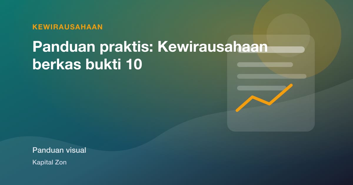 Panduan praktis: Kewirausahaan berkas bukti 10