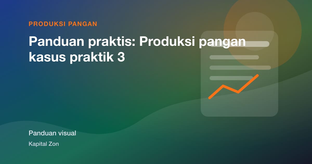 Cara Calculate Produksi Performance dalam a Pangan Factory
