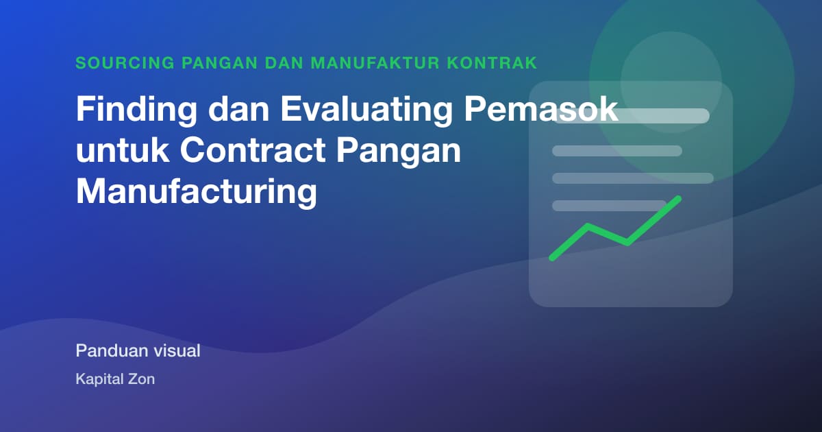 Finding dan Evaluating Pemasok untuk Contract Pangan Manufacturing