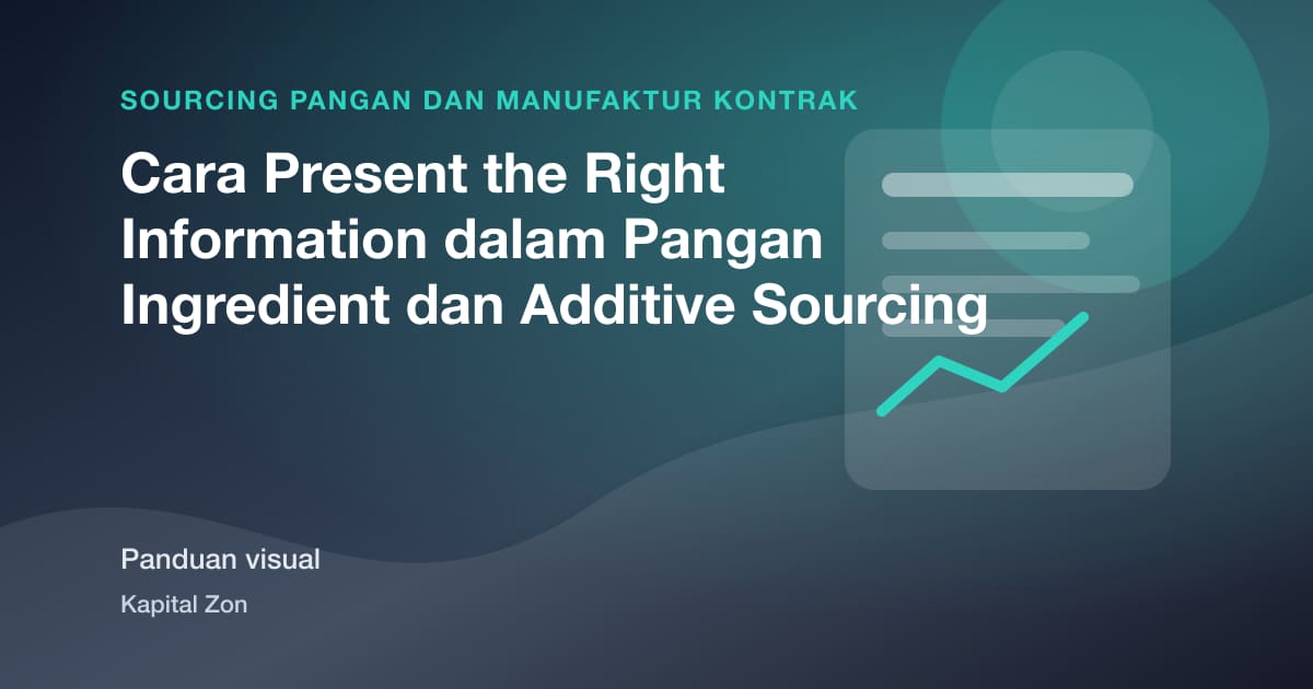 Cara Present the Right Information dalam Pangan Ingredient dan Additive Sourcing