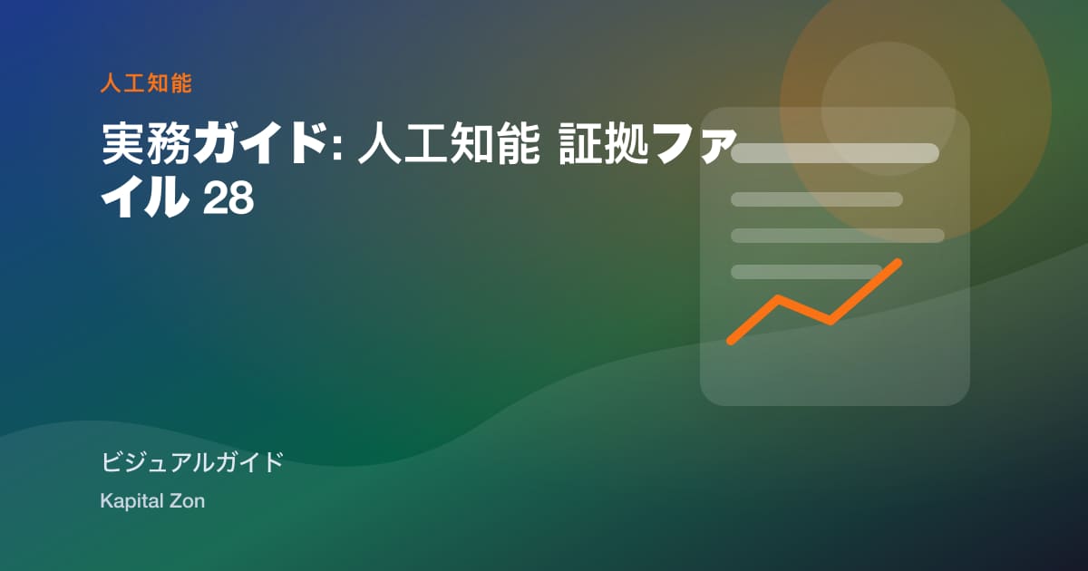 実務ガイド: 人工知能 証拠ファイル 28