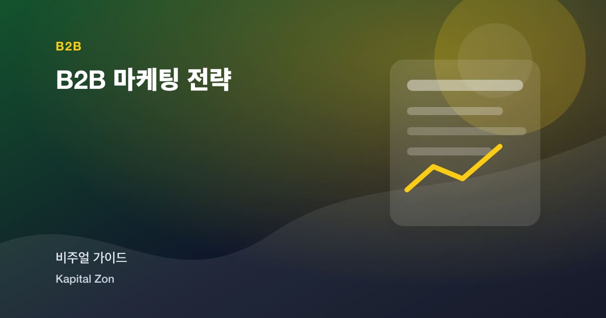 B2B 마케팅 전략