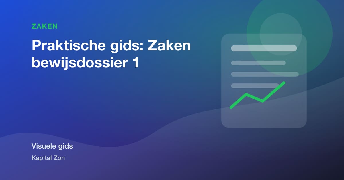 Praktische gids: Zaken bewijsdossier 1