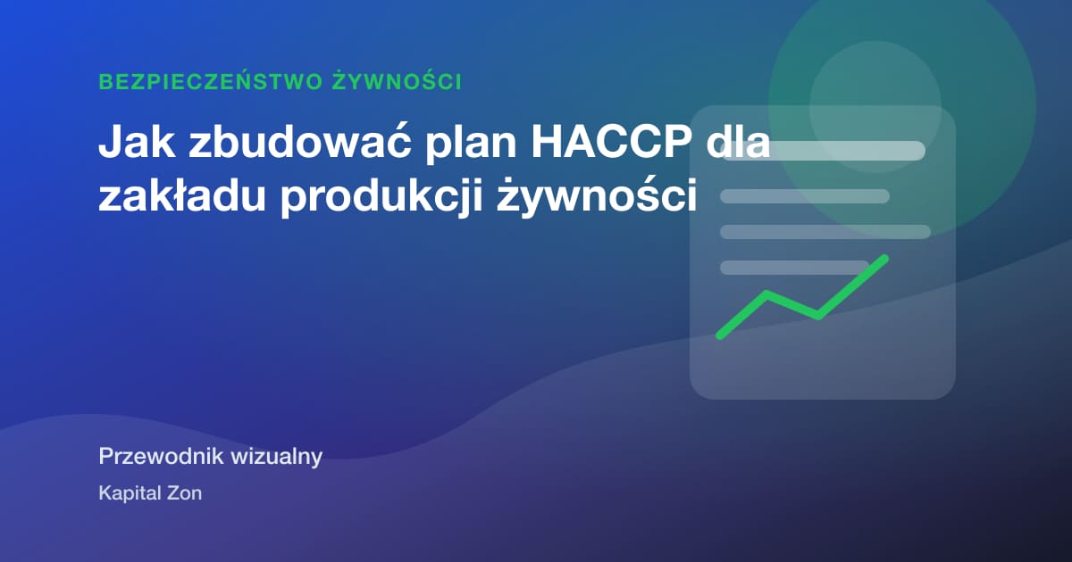 Jak zbudować plan HACCP dla zakładu produkcji żywności