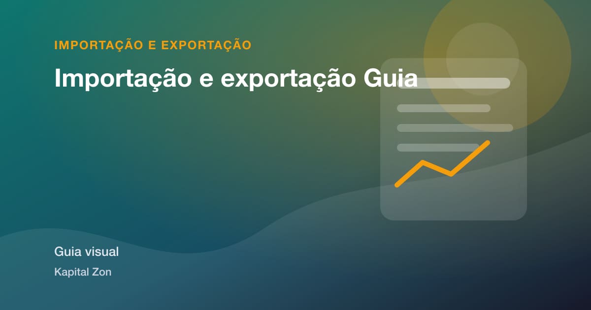 Importação e exportação Guia
