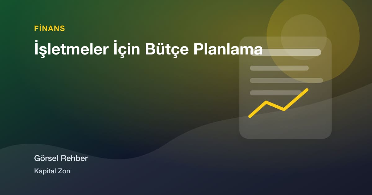 İşletmeler İçin Bütçe Planlama
