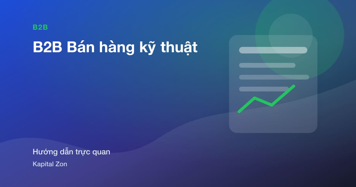 B2B Bán hàng kỹ thuật
